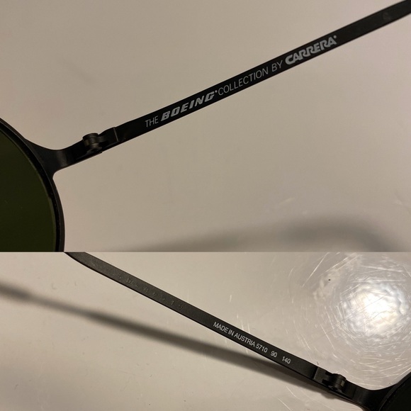Carrera Boeing Black Carbon Aviator Sunglasses - Picture 14 of 15